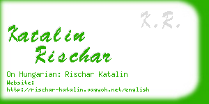 katalin rischar business card